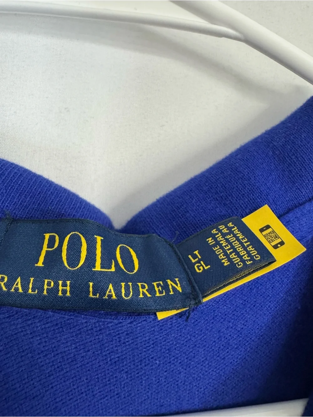 Ralph Lauren Royal Blue Polo with Embroidered Pony
